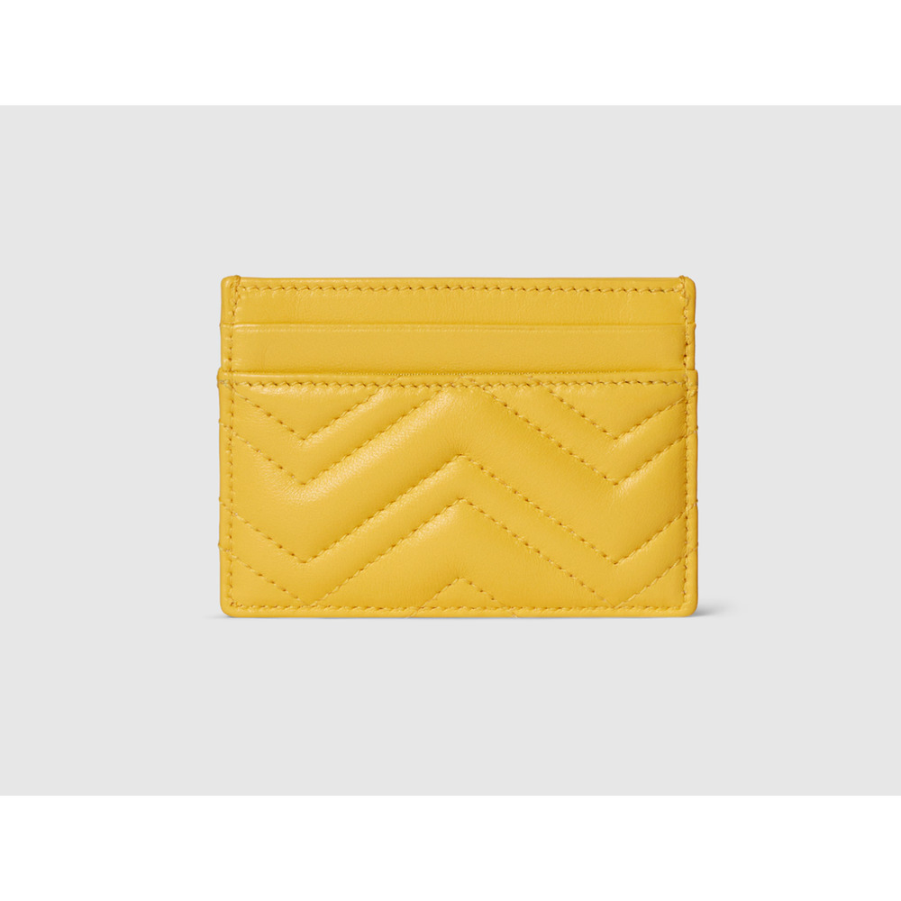 7308 - Gucci GG Marmont Card Case in Yellow - New in Box - Picture 4 of 4